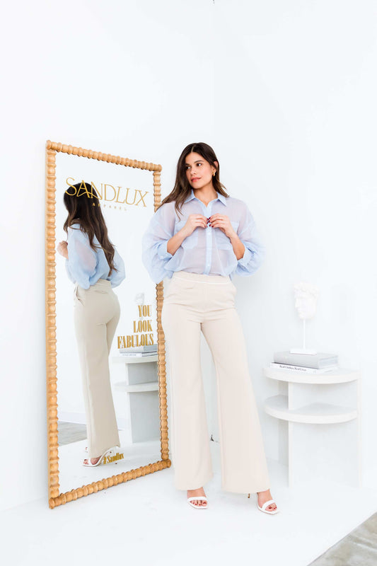 Elegant Beige Pants